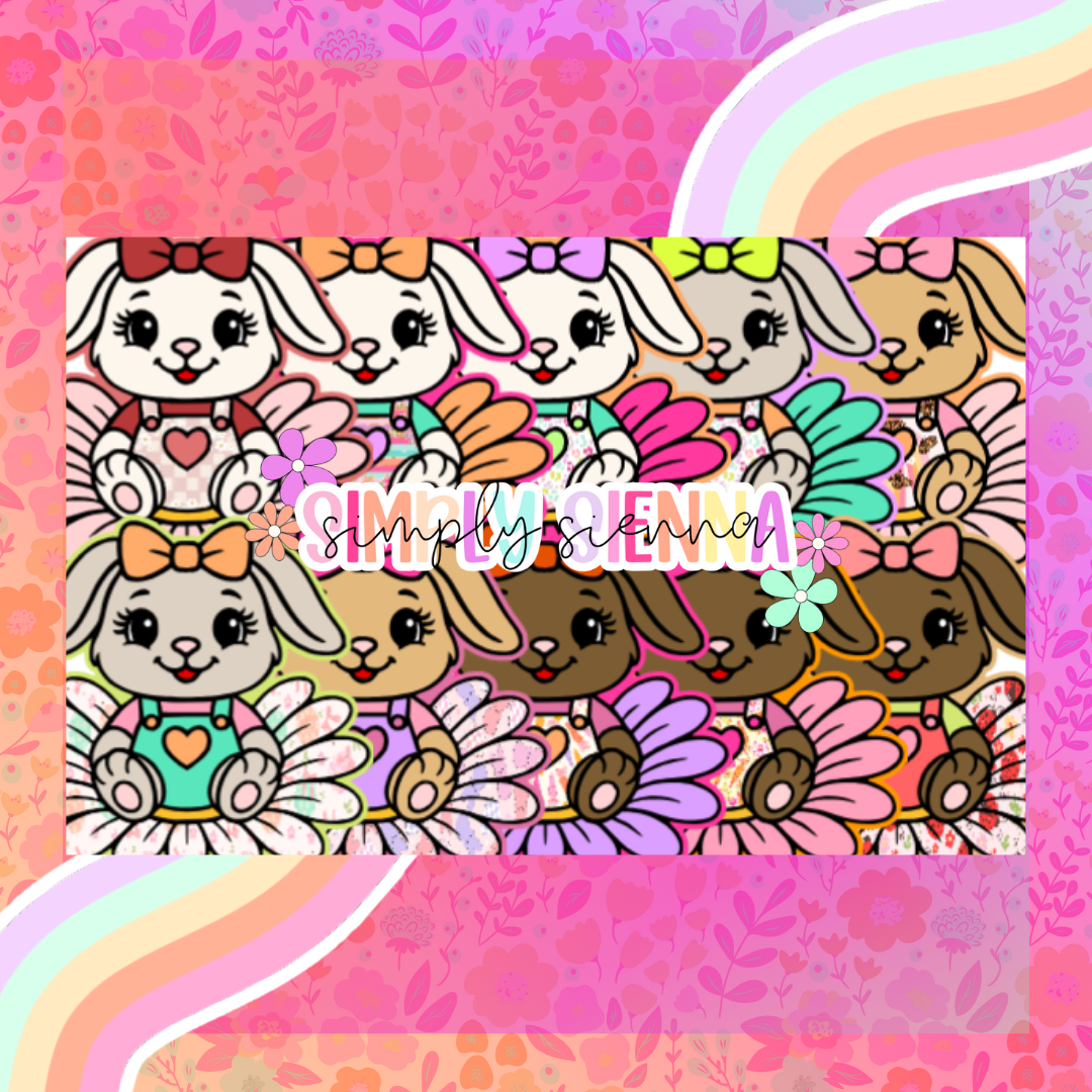 Bunny On Flower - NATOLLIE CREATIONS