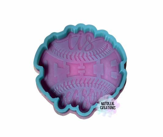 Tis The Season - Baseball / Softball Freshie Silicone Mold