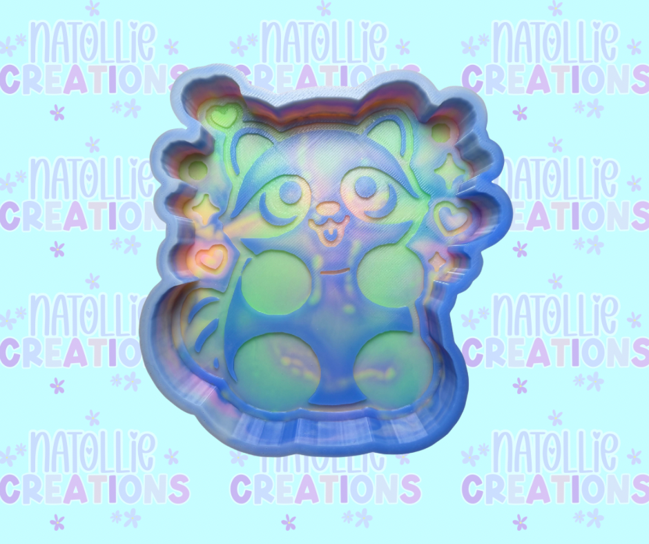 Raccoon Gummy Freshie Silicone Mold