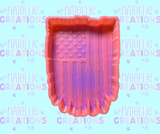 Distressed Flag Freshie Silicone Mold