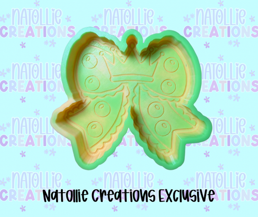 Mardi Gras Bow Freshie Silicone Mold