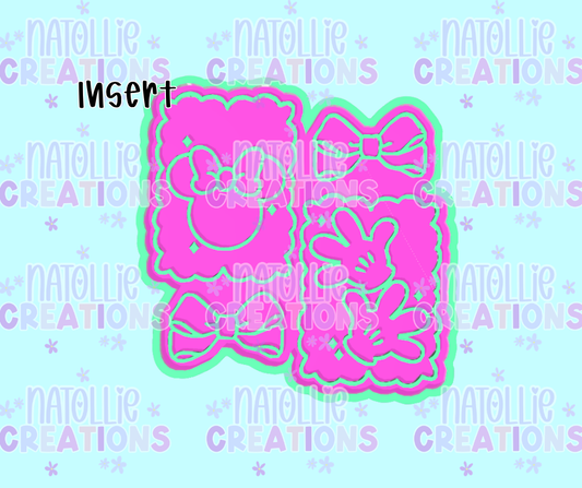 Girlie Mouse Insert Freshie Silicone Mold