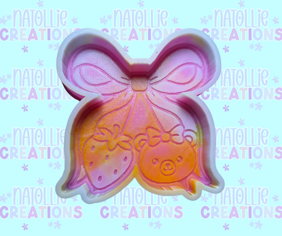 Bear / Strawberry Cherry Freshie Silicone Mold
