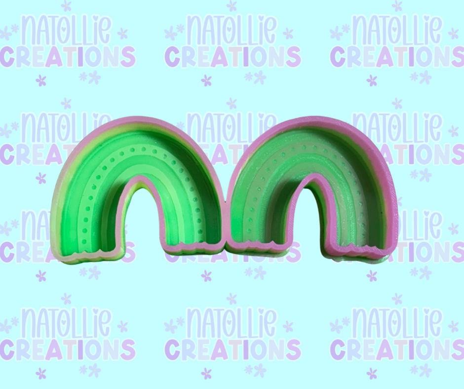 Rainbow Vent Clip Freshie Silicone Mold