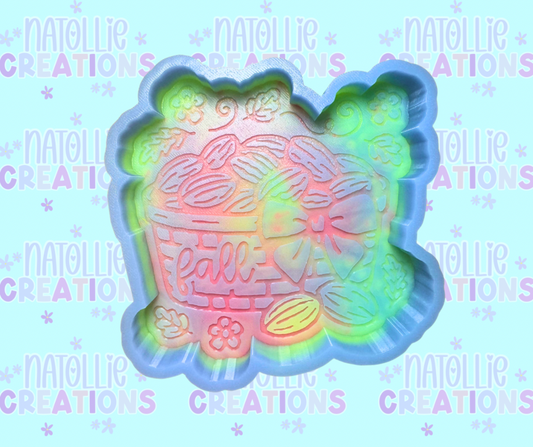 Pecan Basket Freshie Silicone Mold