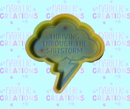 Thriving Through The Shitstorm Freshie Silicone Mold