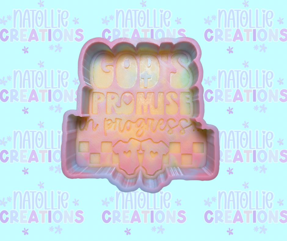 God’s Promise In Progress Freshie Silicone Mold