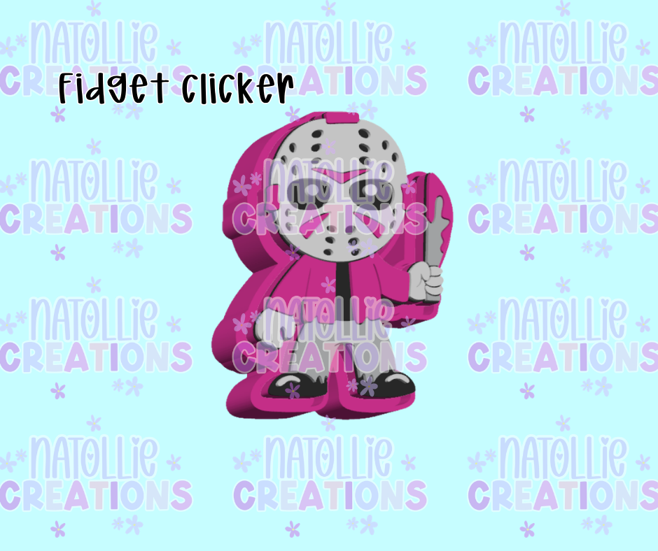 Masked Man Clicker Fidget