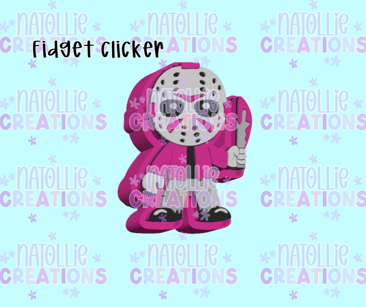 Masked Man Clicker Fidget