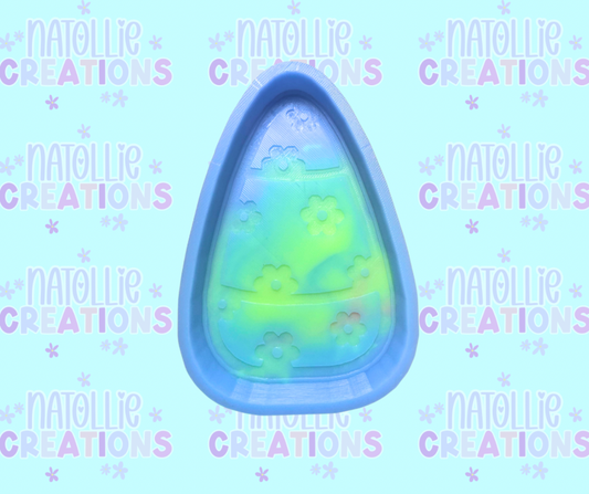 Floral Candy Corn Freshie Silicone Mold