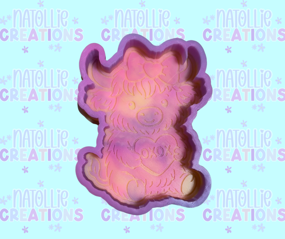 Highland Holding XOXO Heart Freshie Silicone Mold