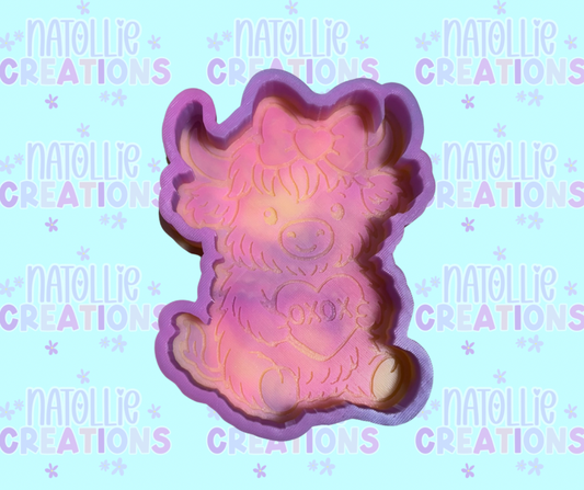 Highland Holding XOXO Heart Freshie Silicone Mold