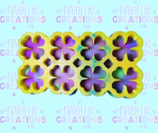 Shamrock / Clover Vent Clip / Freshie Sample / Wax Melt Freshie Silicone Mold