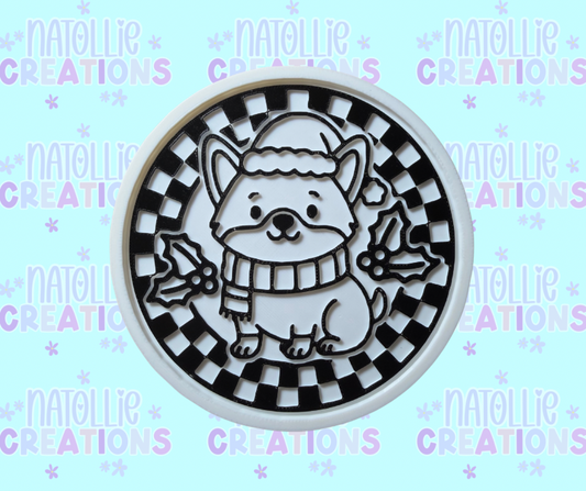 Christmas Corgi Insert Freshie Silicone Mold