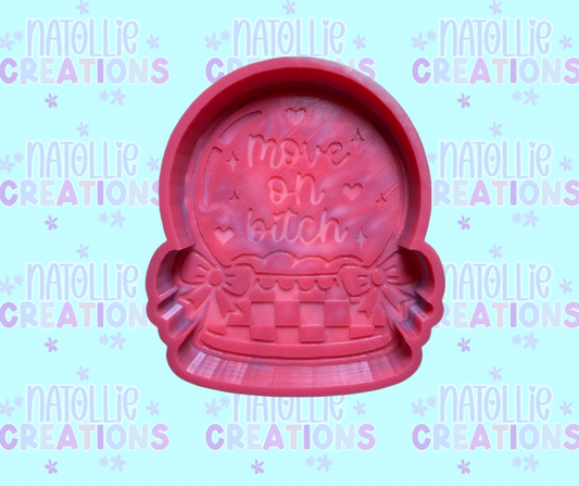 Move On Bitch Snowglobe Freshie Silicone Mold