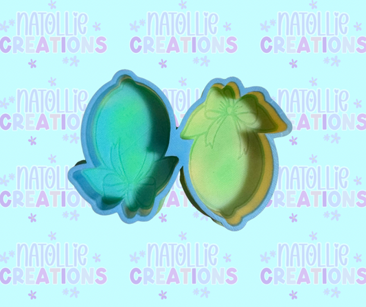 Lemon W/ Bow Vent Clip Freshie Silicone Mold
