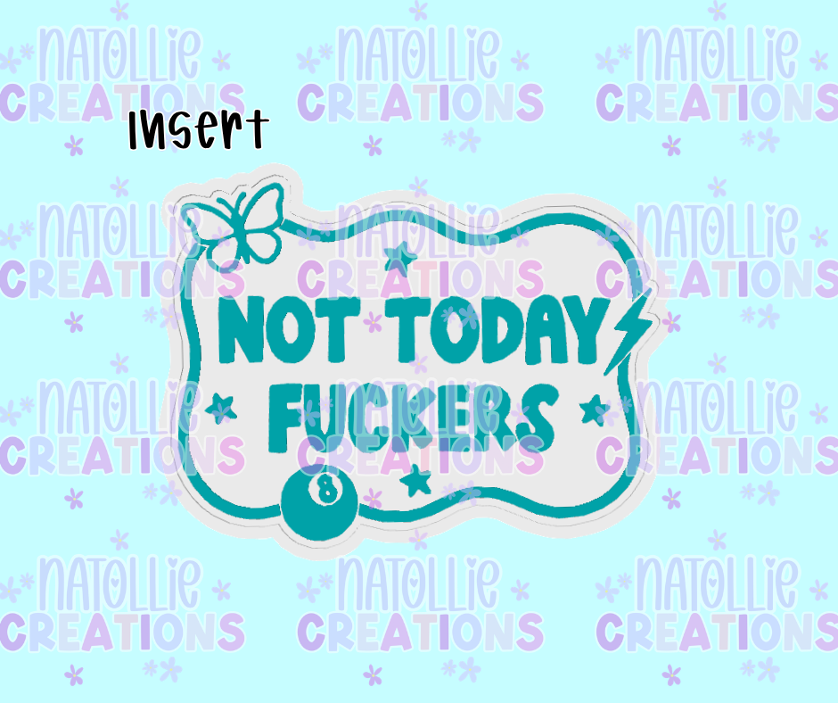 Not Today Fuckers Insert Freshie Silicone Mold