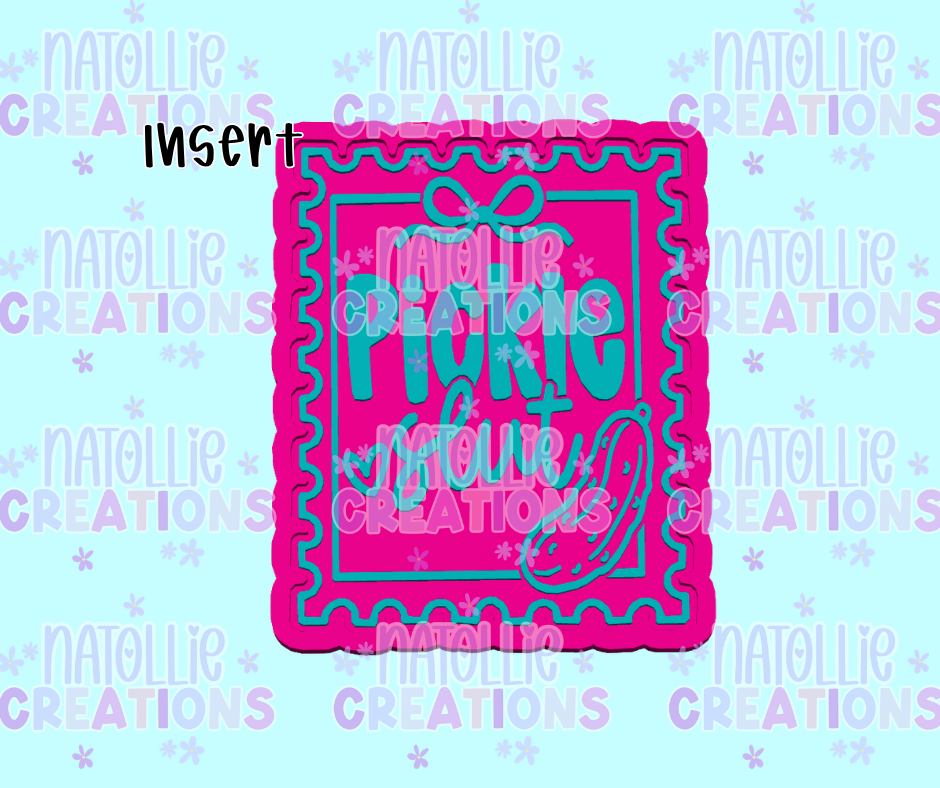 Pickle Slut Stamp Insert Freshie Silicone Mold