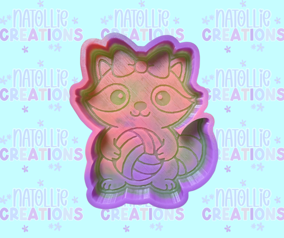 Volleyball Raccoon Freshie Silicone Mold