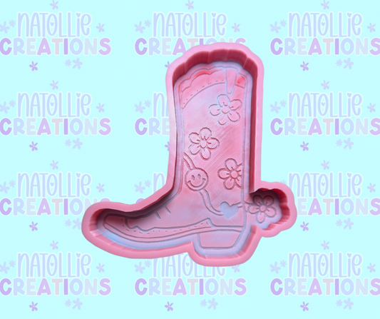 Groovy Cowboy Boot Freshie Silicone Mold