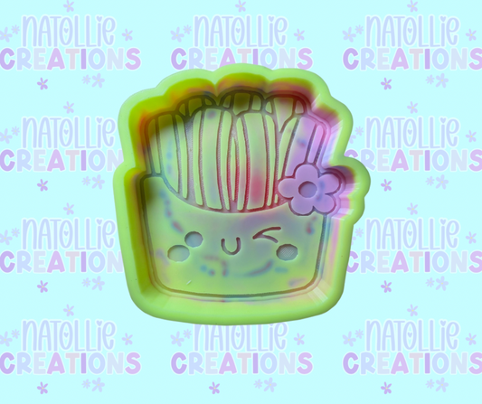 Churro W/ Flower Freshie Silicone Mold