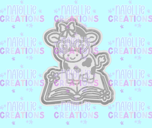 Bookish Cow Freshie Silicone Mold
