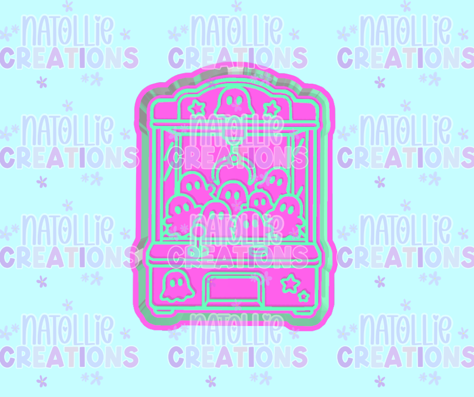 Ghost Claw Machine Freshie Silicone Mold