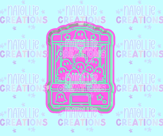 Ghost Claw Machine Freshie Silicone Mold
