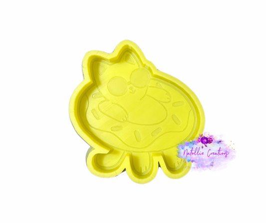 Cat In Floatie Freshie Silicone Mold