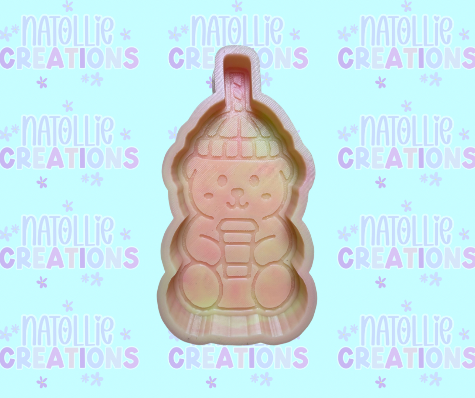 Coffee Bear Freshie Silicone Mold