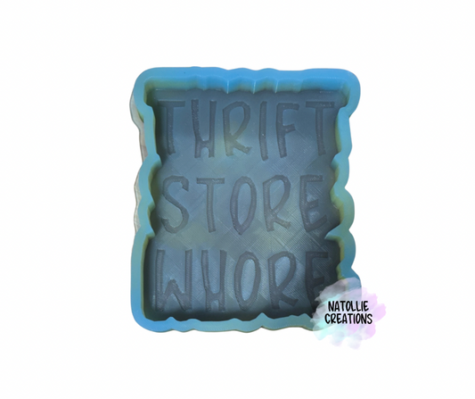 Thrift Store Whore Freshie Silicone Mold