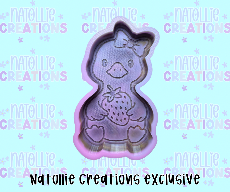 Strawberry Goose Freshie Silicone Mold