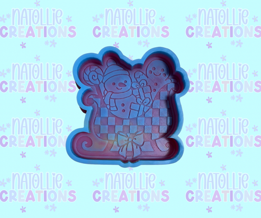 Sleigh Friends Freshie Silicone Mold