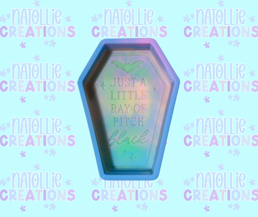 Just A Litte Ray Of Pitch Black Freshie Silicone Mold