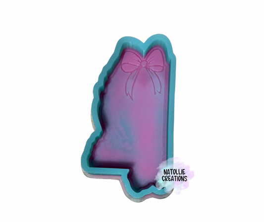 Mississippi W/ Bow Freshie Silicone Mold