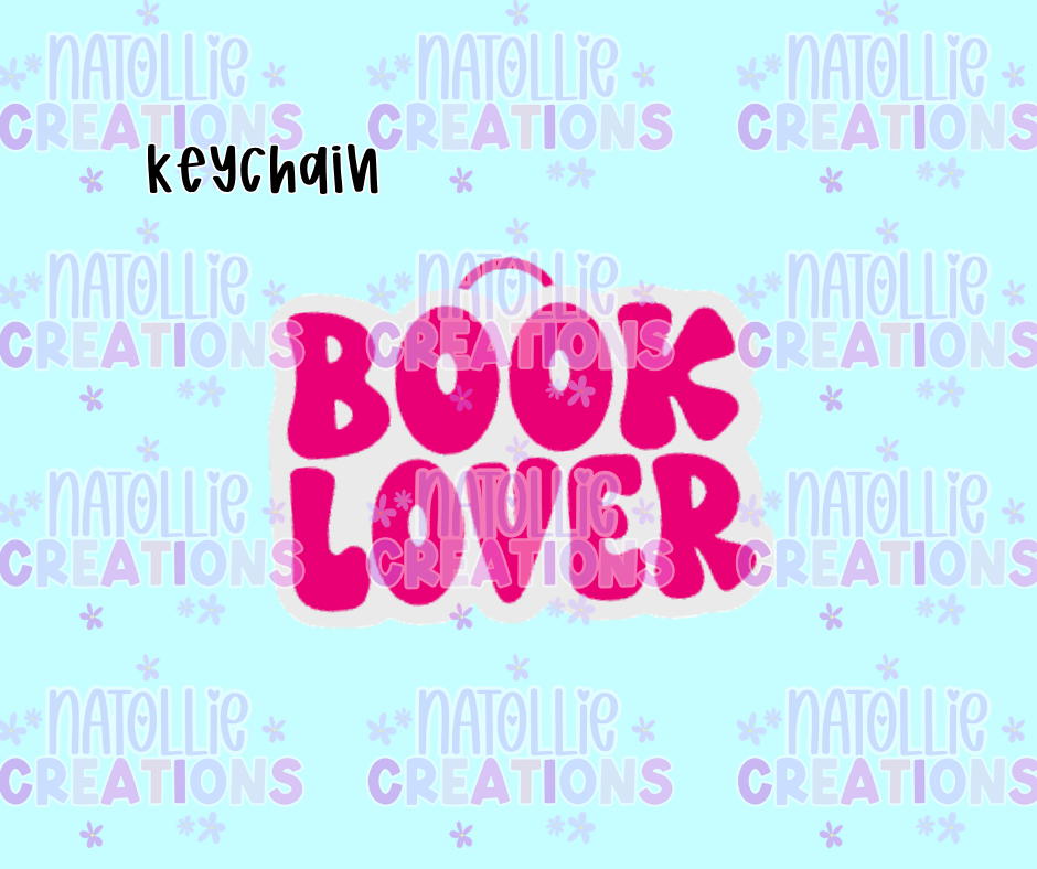 Book Lover Keychain