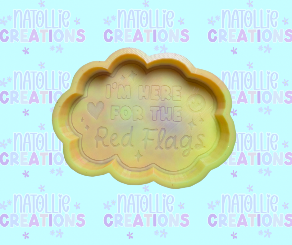 I’m Here For The Red Flags Freshie Silicone Mold