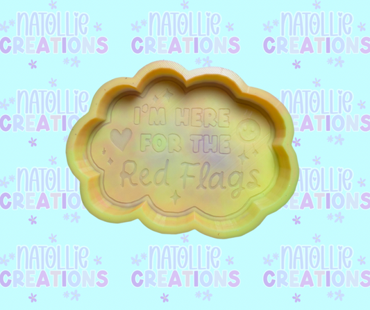 I’m Here For The Red Flags Freshie Silicone Mold