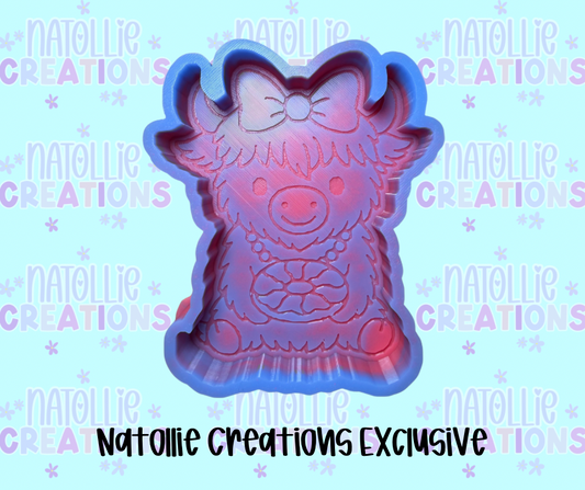 King Cake Highland Freshie Silicone Mold