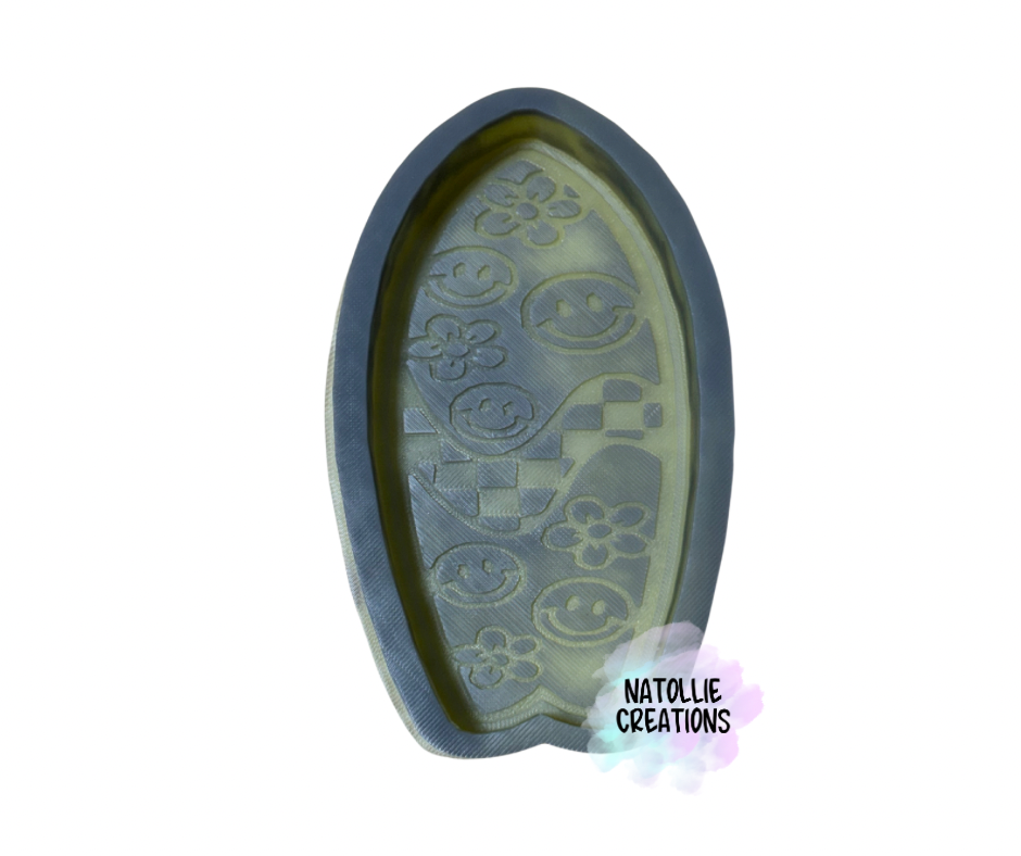 Retro Surfboard Freshie Silicone Mold