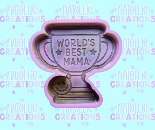 Best Mama Trophy Freshie Silicone Mold