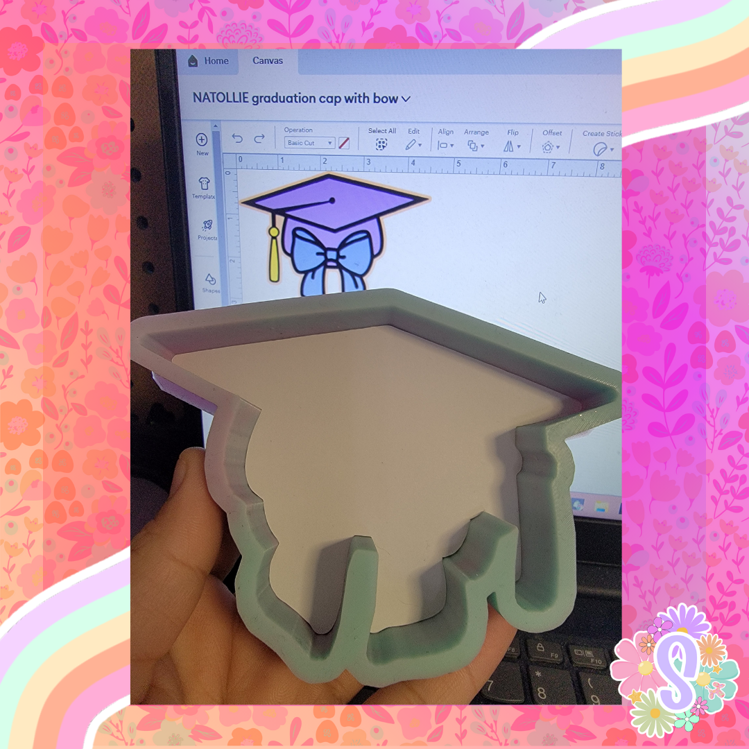Graduation Cap With Bow - NATOLLIE CREATIONS
