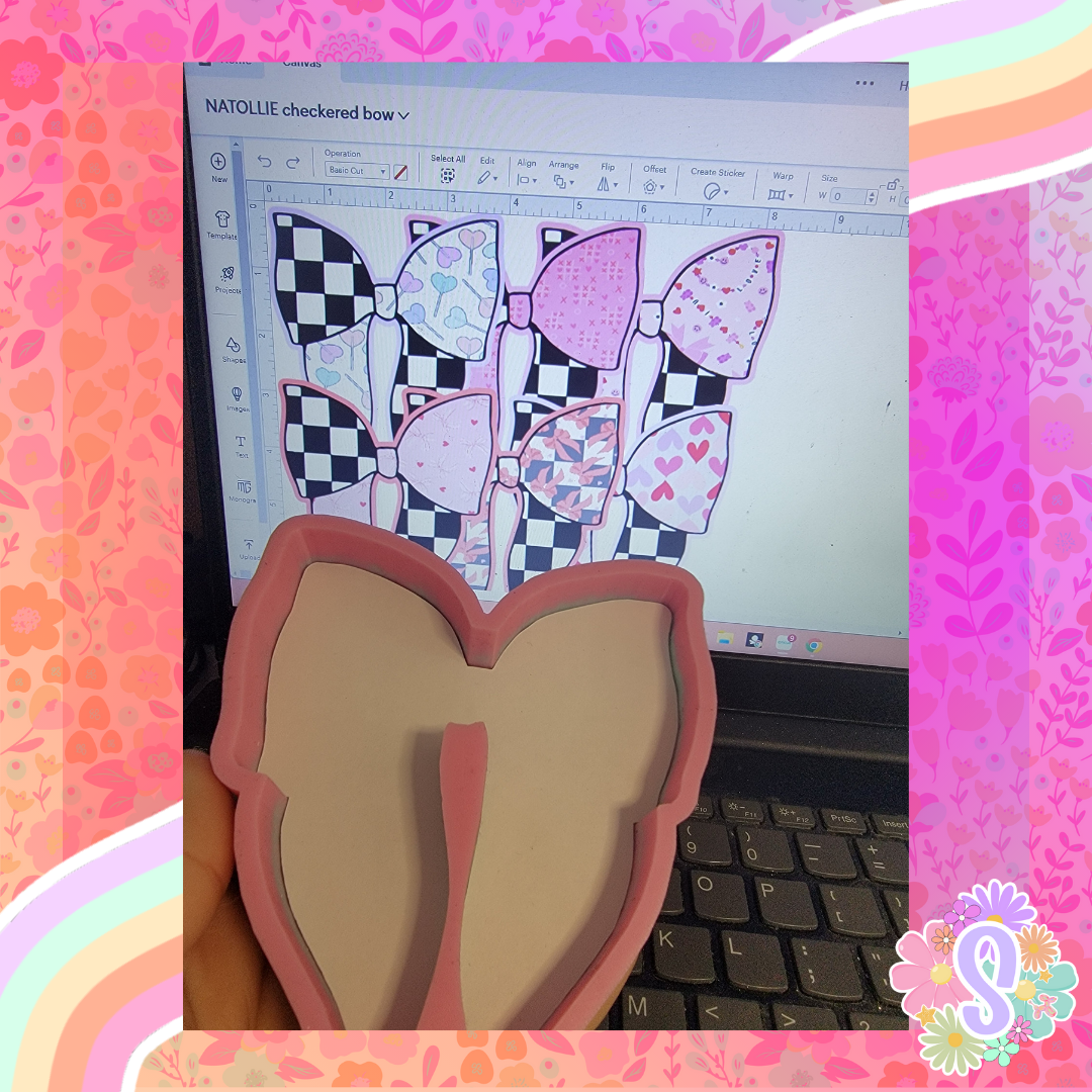 Checkered Bow - NATOLLIE CREATIONS
