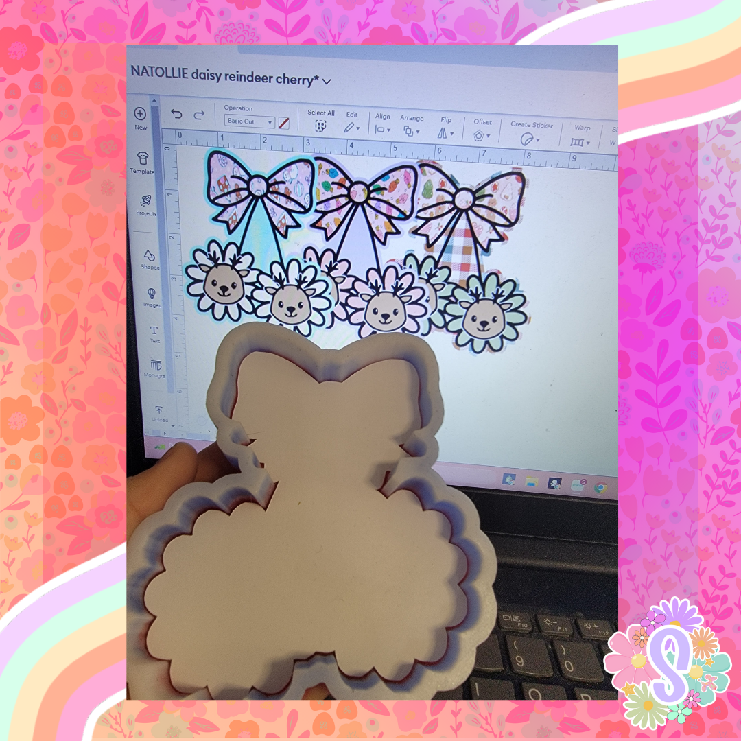 Daisy Reindeer Cherry - NATOLLIE CREATIONS