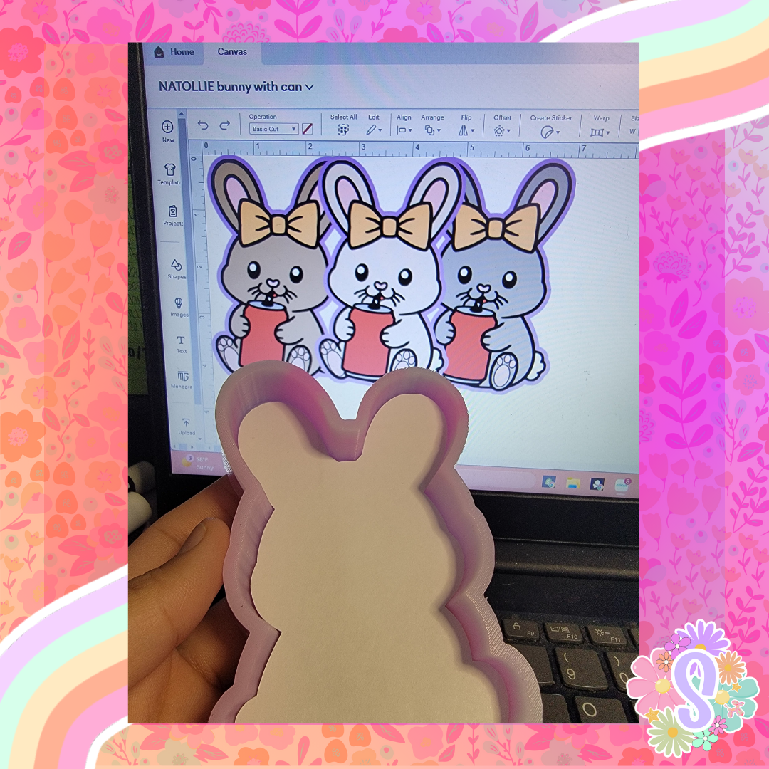 Bunny With Can - NATOLLIE CREATIONS