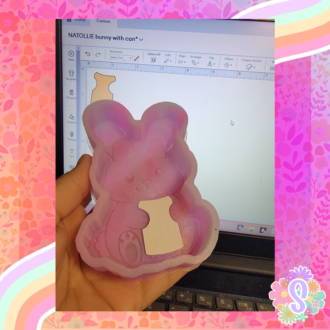 Bunny With Can - NATOLLIE CREATIONS