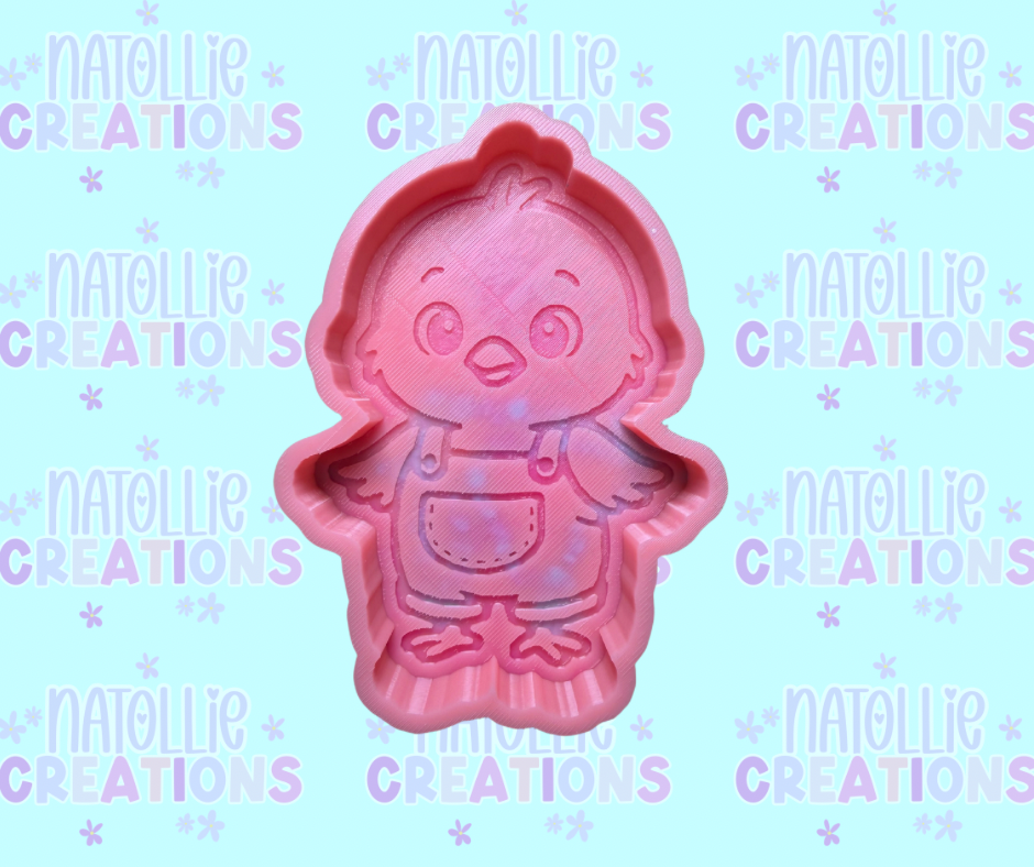 Overall Chick Freshie Silicone Mold
