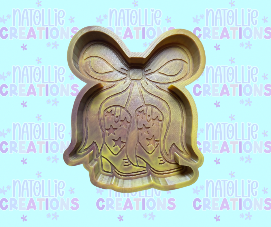 Cowboy Boot Cherry Freshie Silicone Mold