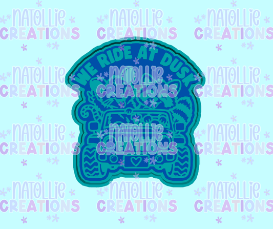 We Ride At Dusk Freshie Silicone Mold