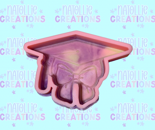Graduation W/ Bow Freshie Silicone Mold